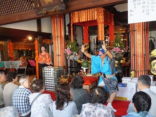 おりしげ会の三味線と阿波踊り